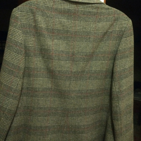 Vintage Devon Hall Gray with Red Striped Jacket - Picture 4 of 4